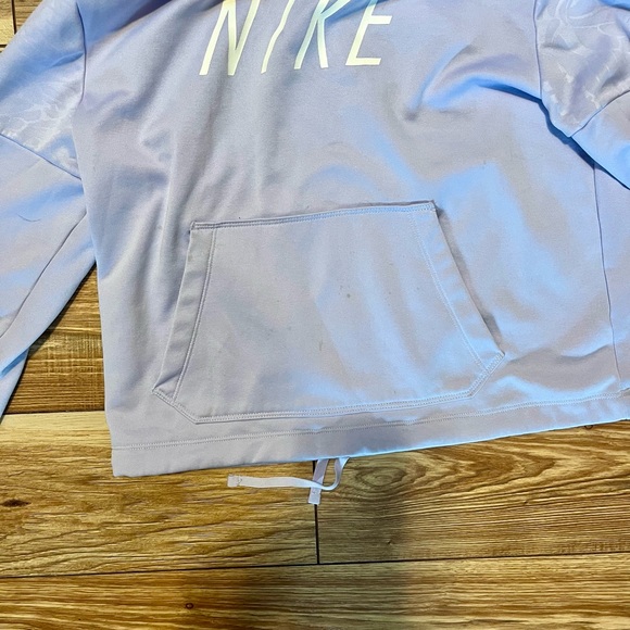 Nike Light Purple Dri-FIT Hoodie - Picture 3 of 4